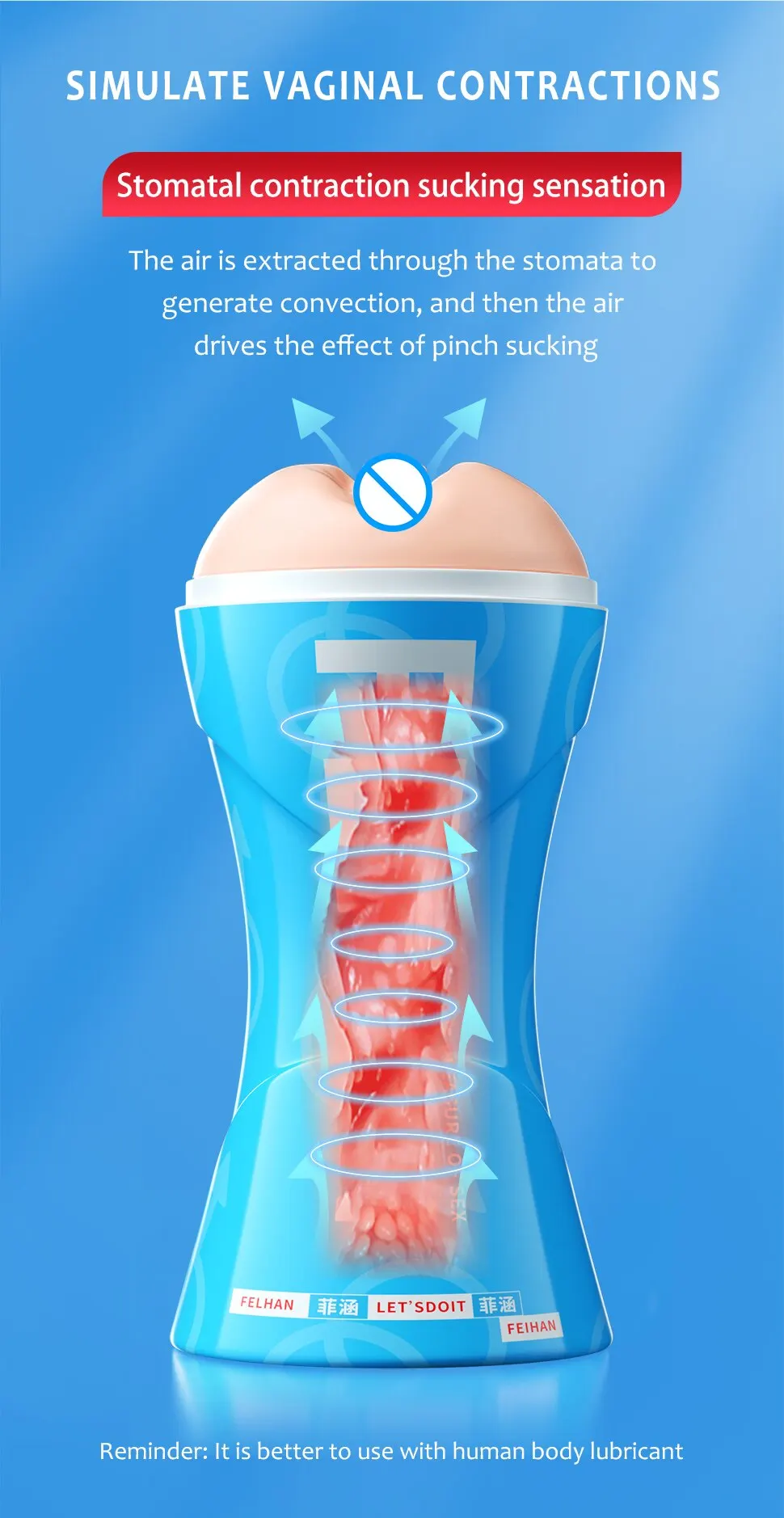 Male Masturbator Cup Vacuum Pressure Sucking Silicone Vagina Pussy Sex Toy for Men Pocket Blowjob Masturbation Adult Goods