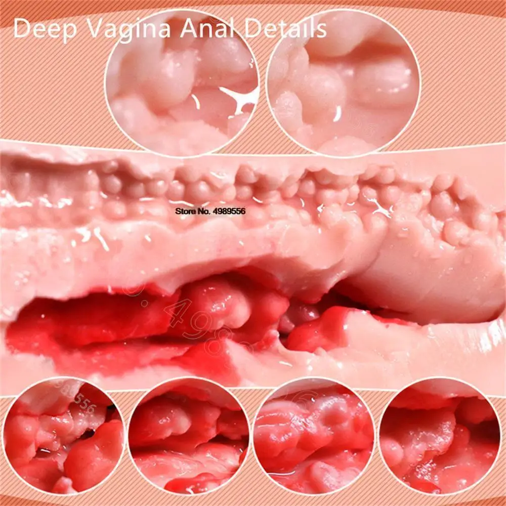 Real Vagina Realistic Skin Woman Vagina 18+ Pocket Pussy Realistic Silicone Vagina Sucking Cup Male Masturbator Sex Toys for Man