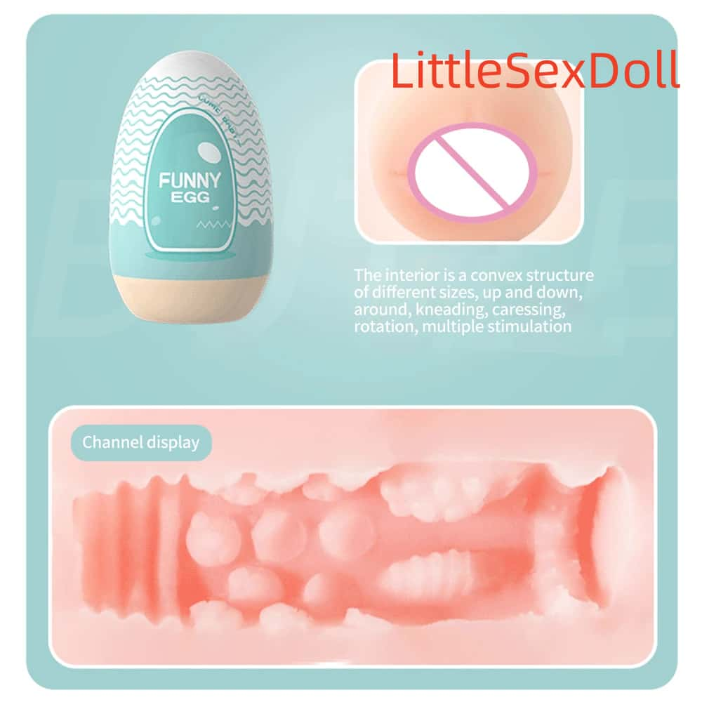 Mini Portable Masturbation Egg Cup Realistic Vagina Beginner Soft Masturbation Cup Penis Massager Stimulator Sex Toys for Man