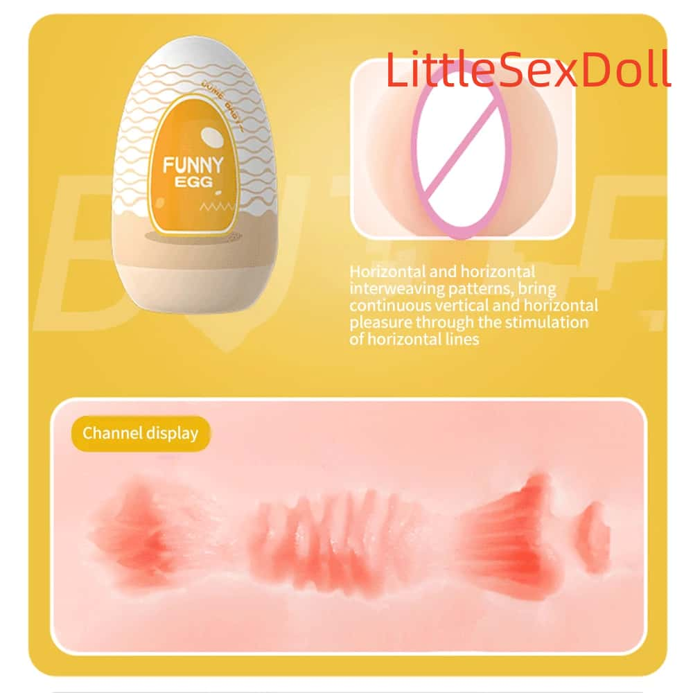 Mini Portable Masturbation Egg Cup Realistic Vagina Beginner Soft Masturbation Cup Penis Massager Stimulator Sex Toys for Man