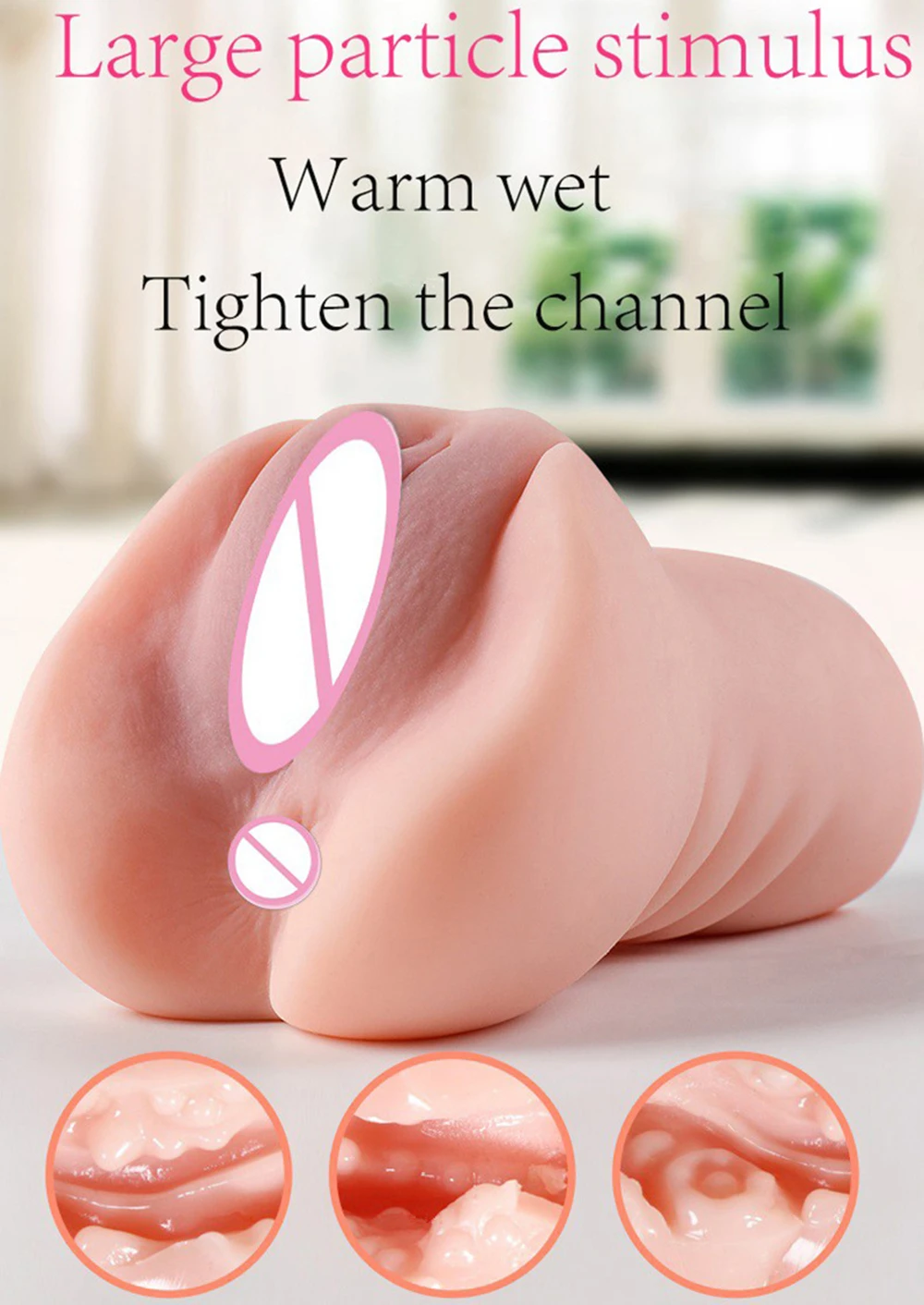 3D Artificial Vagina Male Masturbators Cup Realistic Vaginal Real Vagina Anal Soft Silicone Ass Sex Toys for Men Masturbation