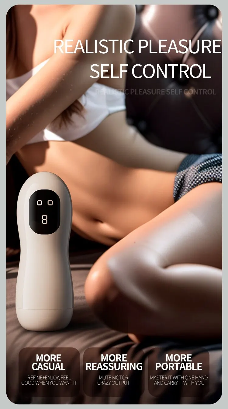 JIUUY Automatic Sucking Male Masturbator Cup Equipment Machine Strong Vibration Vagina Sex Toys for Men Masturbation Supplies