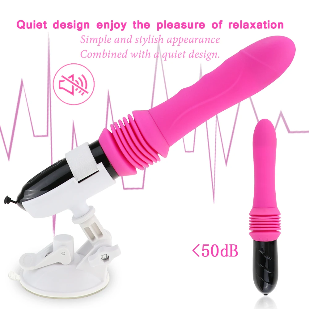 Up And Down Movement Sex Machine Female Dildo Vibrator Powerful Hand-Free Automatic Penis With Suction Cup Sex Toys For Women