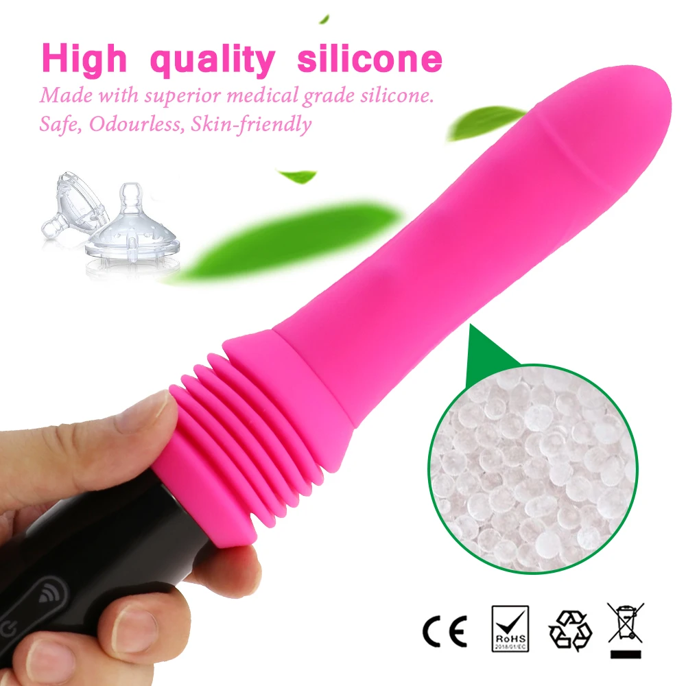 Up And Down Movement Sex Machine Female Dildo Vibrator Powerful Hand-Free Automatic Penis With Suction Cup Sex Toys For Women