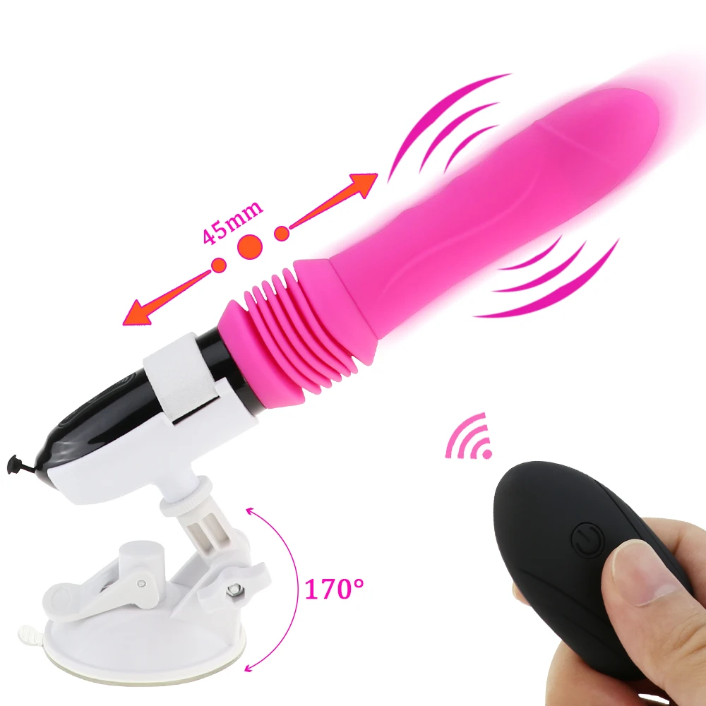 Up And Down Movement Sex Machine Female Dildo Vibrator Powerful Hand-Free Automatic Penis With Suction Cup Sex Toys For Women