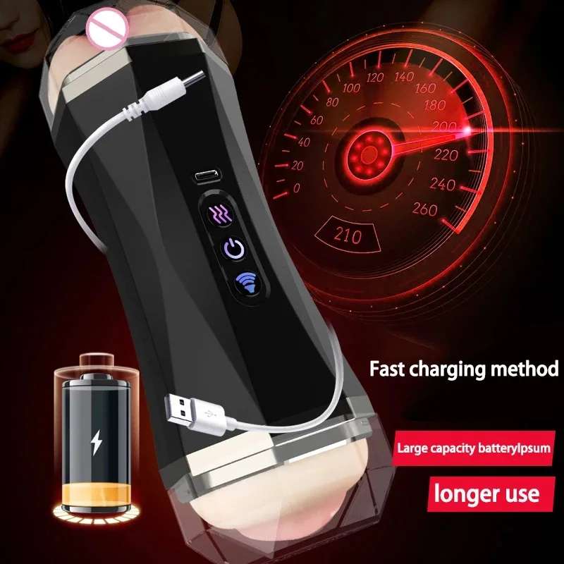 Automatic Sucking Male Mastubator Blowjob Masturbation Equipment Pocket Pussy Machine Sex Toys Adult Goods for Men Man Masturbat