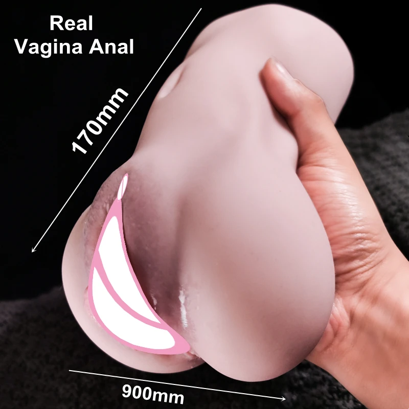 Realistic Vagina Lifelike Artiflcial Vaginal Anal Sex Doll Erotic Adult Sex Toys For Men Soft Pocket Pussy Male Masturbator Cup