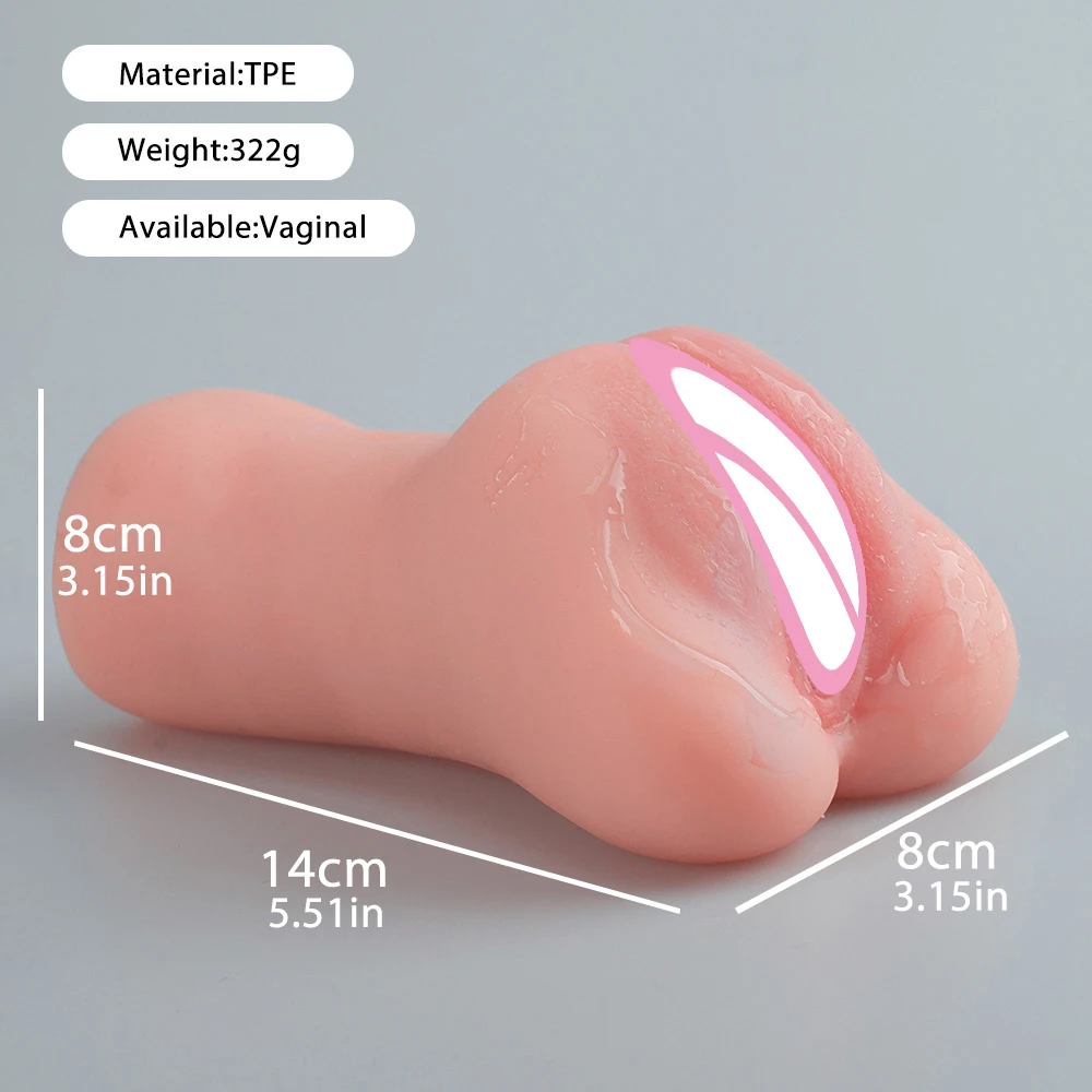 Realistic Vagina Lifelike Artiflcial Vaginal Anal Sex Doll Erotic Adult Sex Toys For Men Soft Pocket Pussy Male Masturbator Cup