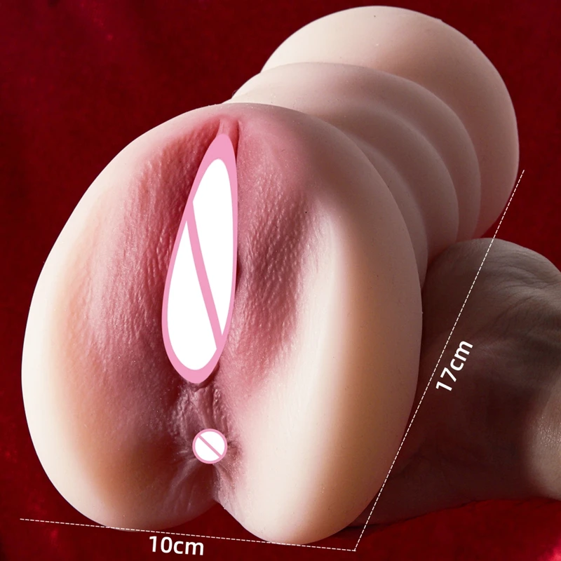 Realistic Vagina Lifelike Artiflcial Vaginal Anal Sex Doll Erotic Adult Sex Toys For Men Soft Pocket Pussy Male Masturbator Cup