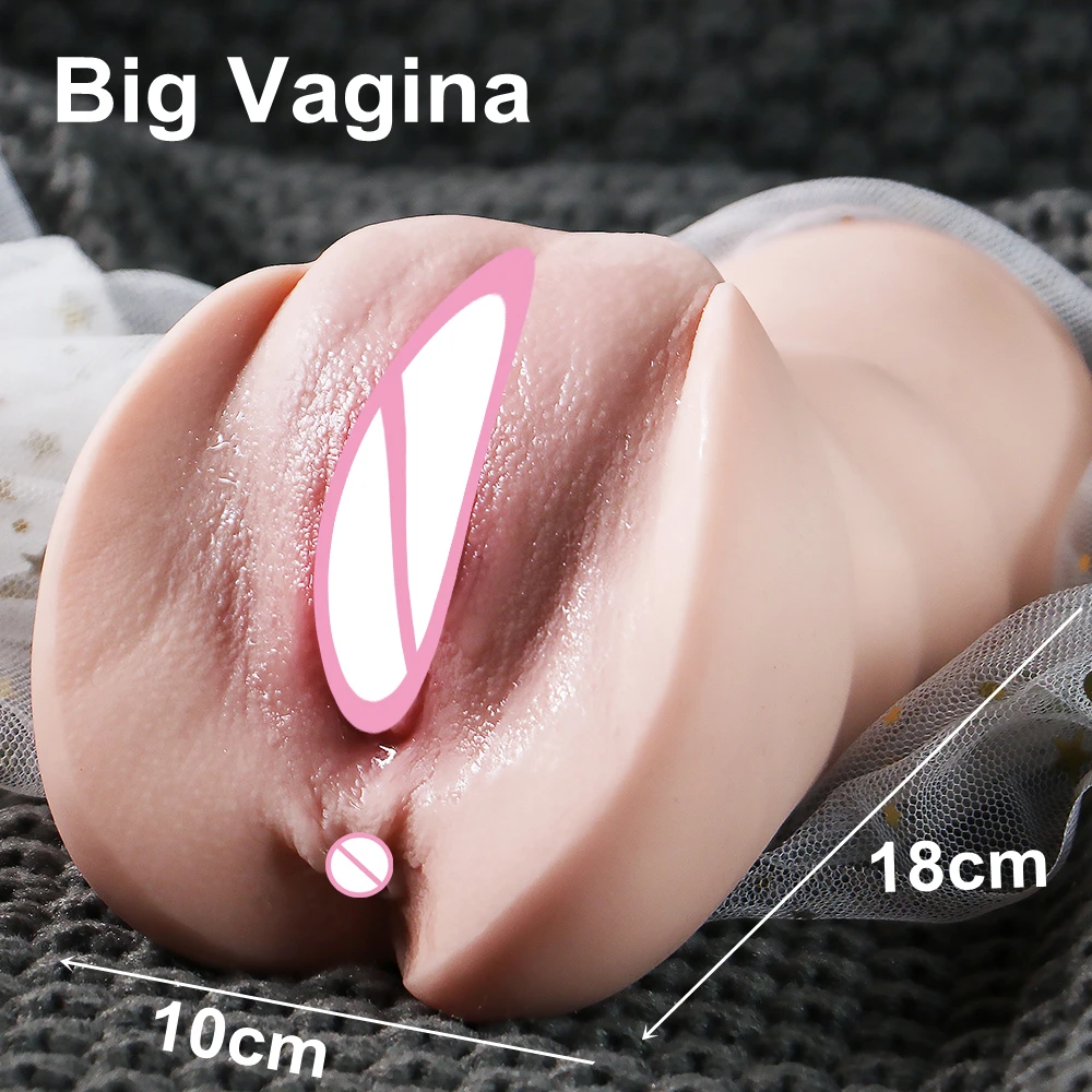 Realistic Vagina Lifelike Artiflcial Vaginal Anal Sex Doll Erotic Adult Sex Toys For Men Soft Pocket Pussy Male Masturbator Cup