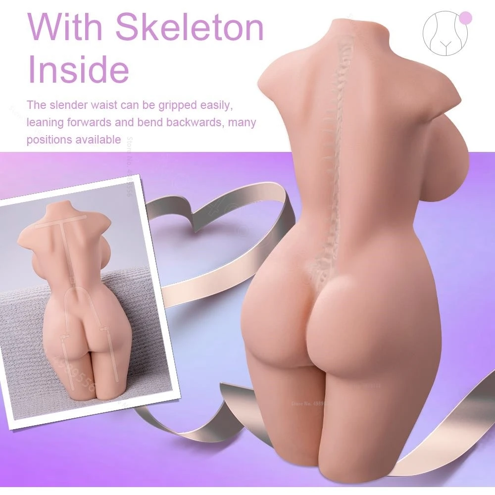 Stimulate Sex Dolls for Adults Male Masturbator Pussy 18 Sex shop Women's Torso Real Size Boobs Masturbators for Men Sexual Butt