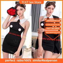 Tlxt 170cm muñecas sexuales martorbador Big Breast Sex Doll with Adult Real Silicone Oral Sex Pussy Doll Men Masturbation Toy 18
