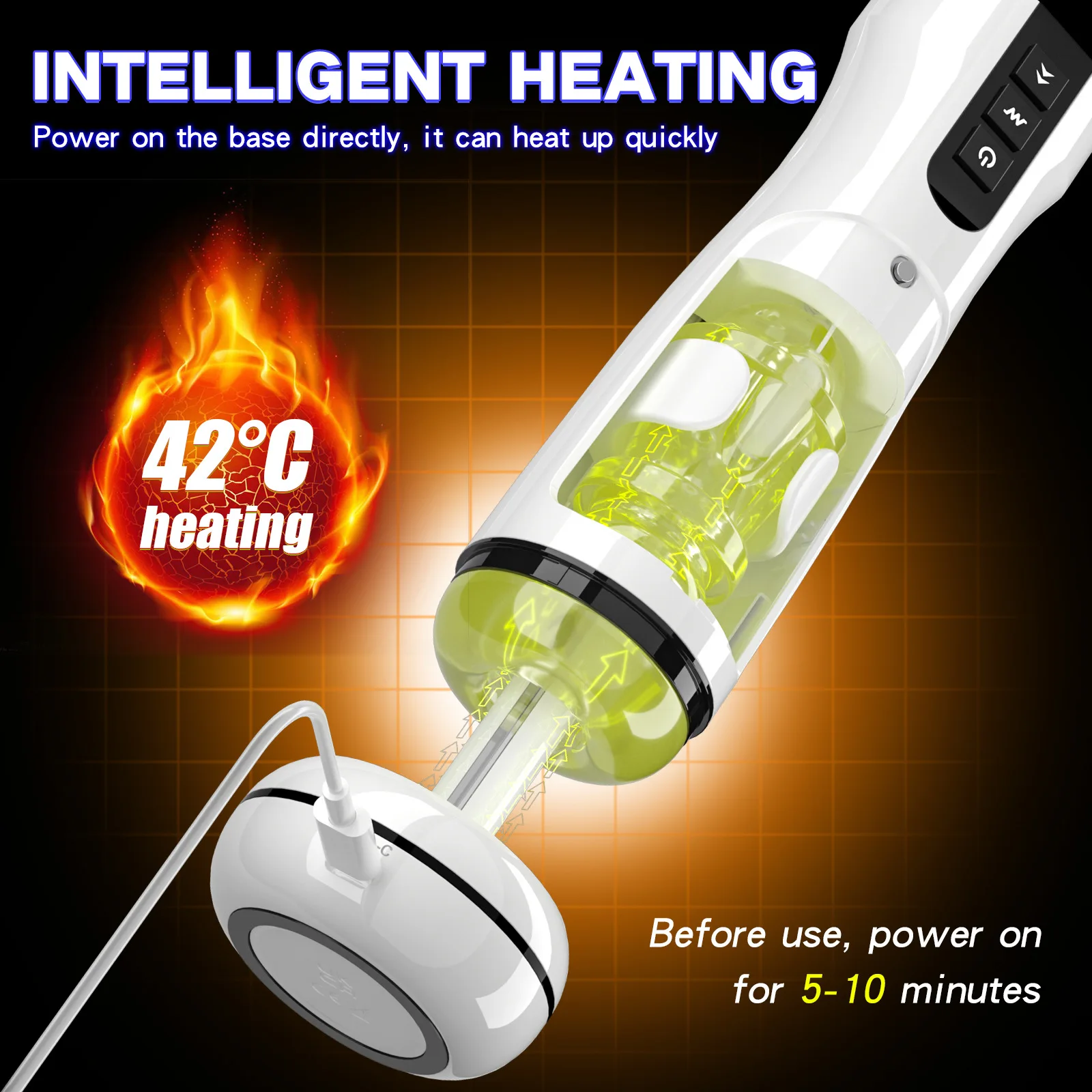 Male Automatic Telescopic insertion Heating Vibration Fake Vagine Masturbator Men's Masturbations Cup Sex Toys Men Adult Goods Male Automatic Telescopic insertion Heating Vibration Fake Vagine Masturbator Men's Masturbations Cup Sex Toys Men Adult Goods