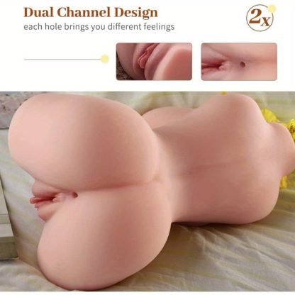 Realistic Male Adult Sex Doll with Dual Channel Texture: 18cmu002F7.09in Height, 11cmu002F4.33in Width, 550gu002F1.21lb Weight, TPR Material, Easy to Clean, No Battery Required - Image 5