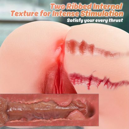 5.8LB automatic male masturbation doll, male sex toy, electric massager sex doll, 12 vibration mode male masturbation device, 3D realistic soft butt vagina anus, masturbation fast instrument - Image 4