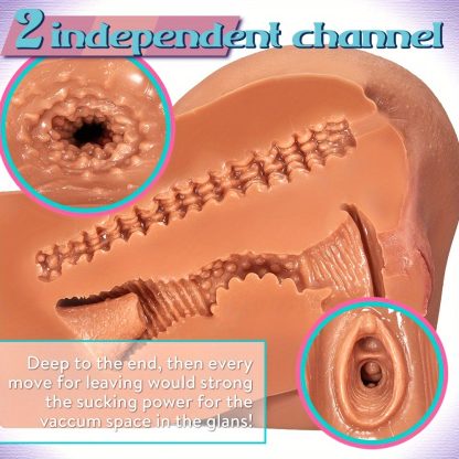 Realistic Male Torso Sex Doll - 4.3LB Pocket Stroker with Lifelike Vagina and Anal, Soft Skin, Realistic Butt, and Detailed Body Features - Adult Toys for Men's Pleasure - Image 5