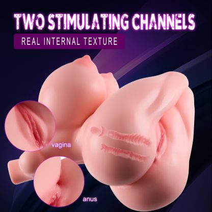 2 LB Realistic Sex Dolls for Men - Lifelike Male Masturbator with Vagina, Anal, and Big Tits - Premium Adult Sex Toys with Soft Skin and Realistic Texture - Image 7