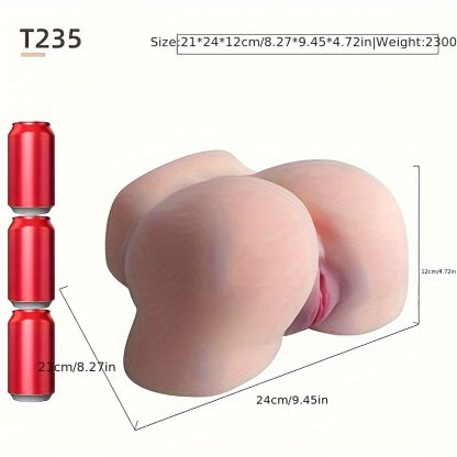 Realistic Male Masturbator Doll - Waterproof, Latex-Free Tpe Pocket Pussy With Vagina & Anal For Pleasure Enhancement Sex Dolls For Men Full Body Mens Sex Toy Masturbation - Image 2