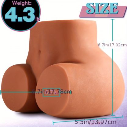 Realistic Male Torso Sex Doll - 4.3LB Pocket Stroker with Lifelike Vagina and Anal, Soft Skin, Realistic Butt, and Detailed Body Features - Adult Toys for Men's Pleasure - Image 4