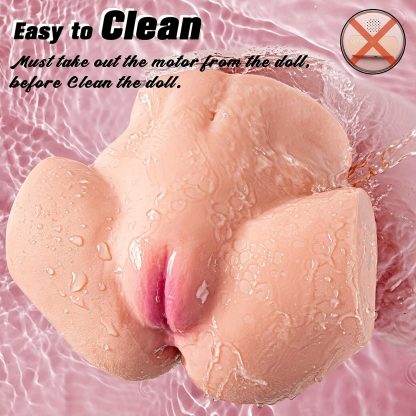 10LB Realistic Silicone Pocket Pussy - Sucking Vibrating Motor, Automatic Flesh Sex Doll Butt with Skin Texture, Lifelike Vaginal Channel, Sensory Stimulation and Ultimate Pleasure Experience for Men - Image 7
