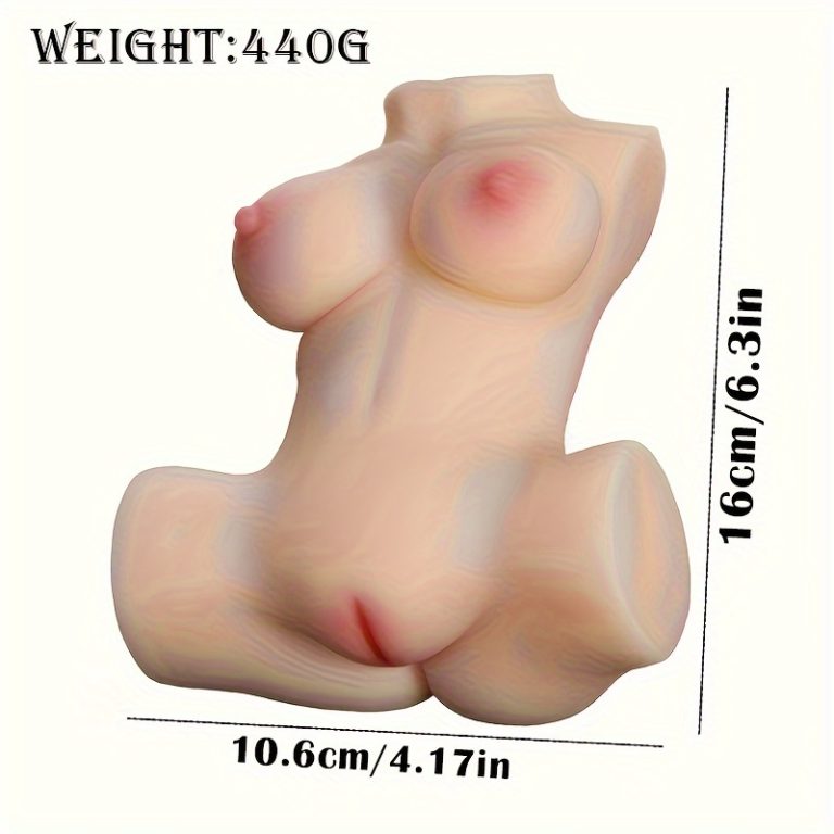 1pc 2.65LB Realistic Male Masturbator Sex Doll - Lifelike Torso with Super Soft Boobs, Realistic Big Butt, Pocket Pussy, and Dual Entry Vaginal Anal - Ideal Adult Love Doll for Men - Image 3