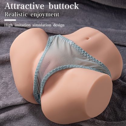 5.95LB Realistic Male Masturbator Sex Doll - 2 Hole Pocket Pussy with Virgin Tight Entrance, Strong Suction Channel, and Lifelike Texture for Enhanced Pleasure - Kingdemer Adult Sex Toy for Men Masturbation, 7.87*7.87*6.10inch - Image 2