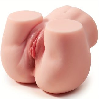4.9LB Pussy Ass Masturbator with Plump Butt, Portable Pocket Pussy Male Masturbator with 2 Holes for Men Masturbation, Adult Toys Sex Doll with Vagina Anal Male Sex Toy for Man Orgasm