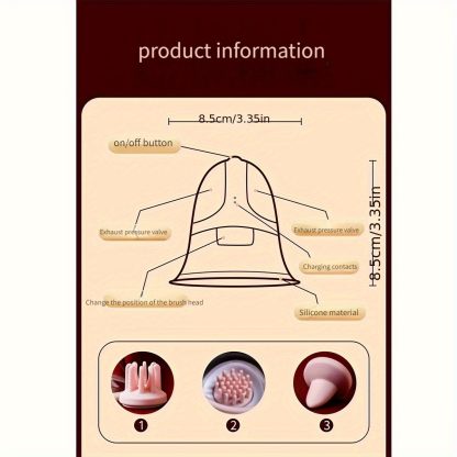 1 Pair Wireless Breast Massager Pump - Rechargeable, Portable, Hands-Free, Discreet, Adult Female Toy for Breast Stimulation and Relaxation - Perfect for Personal Use - Image 4