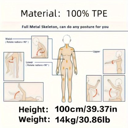 Life Size Male Sex Dolls, Sexy Realistic 3-in-1 Adult Sex Dolls, Sex Dolls For Vaginal Anal Doorjob, Love Dolls With Flexible Torso Realistic Proportions, Sex Fun For Men - Image 4