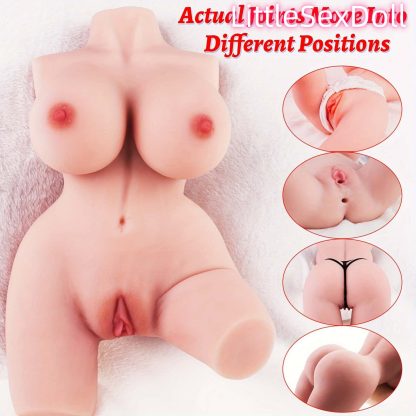 7lbu002F3.2kg Sex Doll for Men Male Masturbator Realistic Female Torso Lifelike  Sex Dolls with Big Boobs Vagina Anal, Realistic  Sex Dolls Torso Doll for Male Sex Love Doll Dolls for Men's Masturtion Adult Sex Toys Pocket Pussy - Image 8