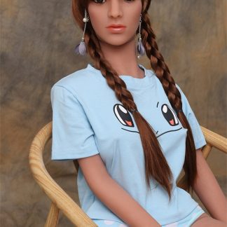 Stacy - 4ft7(140cm)  Pretty TPE Sex Doll With Long Twist Braids