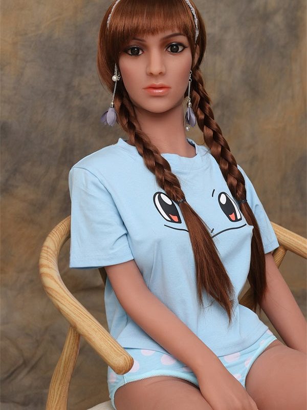 Stacy - 4ft7(140cm) Pretty TPE Sex Doll With Long Twist Braids
