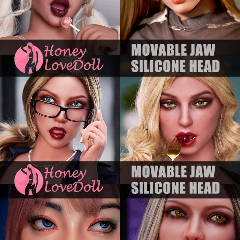Movable Jaw Fantasy Silicone Head