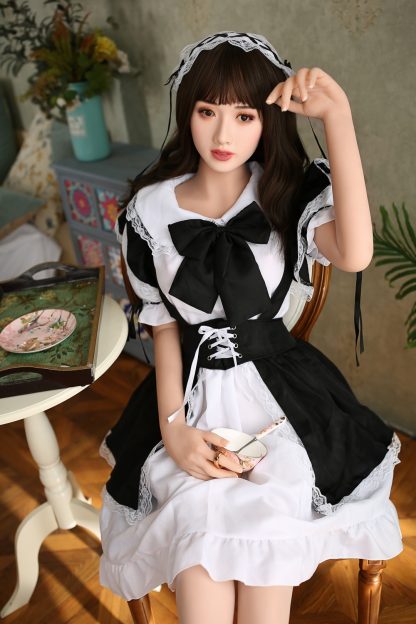Meda- 5ft 5 /166cm Cosplay Asian Style Small Breast Realistic Sex Doll - Image 12