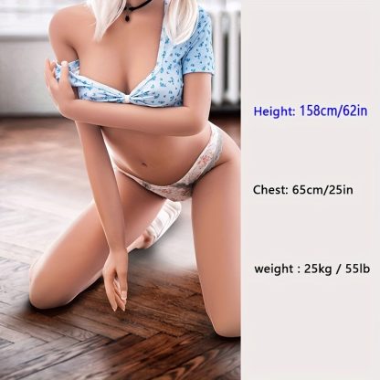 Realistic TPE Sex Doll, Adult Male Sex Toy, Male Masturbator, Can Swing Randomly Pose, Soft Jelly Breasts - Image 3