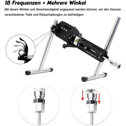 Ultimate Retractable Vibrator Sex Machine - Dual-Use for Women and Men, Masturbation, Love, and Intimacy - Discreet, Portable, and Easy to Clean - Image 5