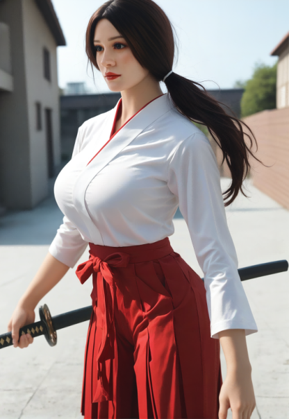 AIBEI - Ina - 4ft12 (153cm) Chubby Silicone Head+TPE Body Sex Doll