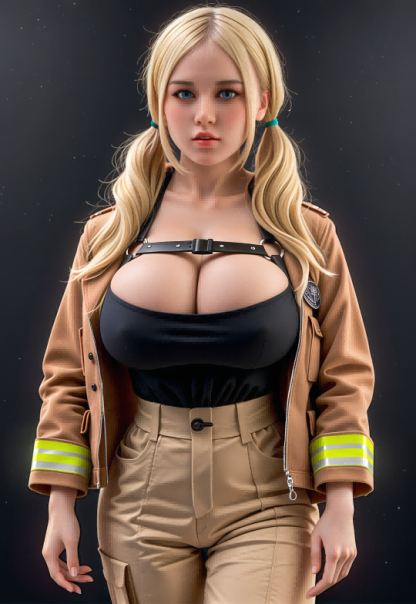 AIBEI - Gill - 4ft12 (153cm) Chubby Silicone Head+TPE Body Sex Doll
