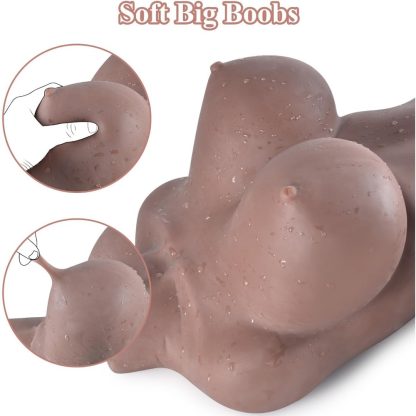 Realistic Shemale Sex Doll Torso - Lifelike Transsexual Love Doll with Huge Penis, Realistic Dildo Breasts and Anal, 31.7lb Unisex Masturbation Adult Sex Toy for Men, Women, Couple, Gay - Ideal for Fantasy Play and Exploration - Image 5