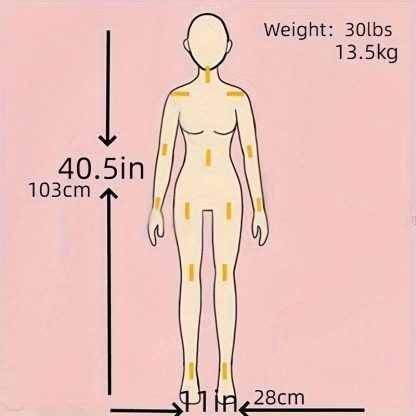 1pc Realistic TPE Full Body Male Masturbator Sex Doll - Adult Novelty with Bendable Joints, Randomly Swing Posture, Big Boobs, Realistic Vaginal and Anal, Black Eyes and Hair - Erotic Sex Toy for Men - Image 7