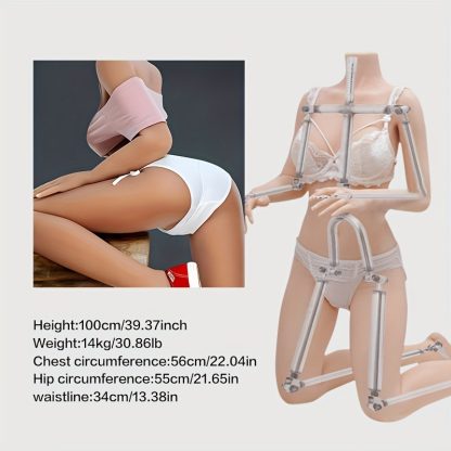 Sex Doll Male Masturbator with Female Sex Dolls Realistic Sex Torso, 3 in 1 Pocket Pussy Ass Stroker Toy with Big Boobs Vaginal and Anal, Realistic Love Doll Adult Sex Dolls for Men - Image 6