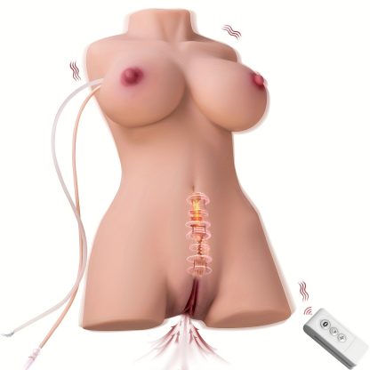 1pcu002F10LB Vibrating Sex Dolls Male Masturbator, Pocket Pussy Stroker Adult Sex Toys For Men Orgasm - 3D Realistic Female Torso Love Doll With Lifelike Sexy Butt Boobs Vagina Anal - Image 3