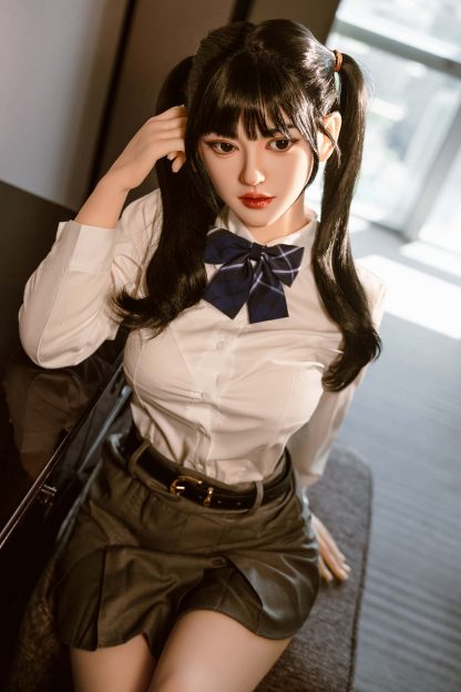 Bailey - 160cm/5ft3 C-cup Asian Silicone Head Sex Doll - Image 14