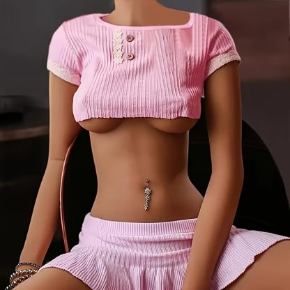 Full Body Sex Doll With Head, Male Masturbator Simulation Adult Doll, Joints Can Be Bended, Can Be Randomly Swing PostureMasturbator Erotic Sex Toy Sex Torso With Big Boob Realistic Vaginal And Anal For Male As Halloween Chrismas Gift - Image 3