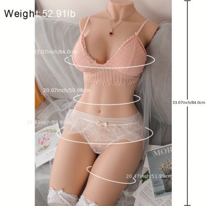 52.9LB Life Size Male Sex Doll 2.7 FT, Sexy Real 3in1 Adult Sex Doll, Suitable For Vaginal Anal Breast Sex Doll, With Flexible Torso Lifelike Scale Love Sex Doll For Men's Sex Pleasure - Image 4