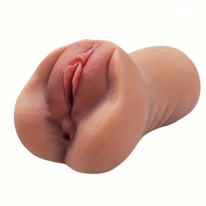 1pc 2-in-1 Mini Realistic Pocket Vagina and Tight Anus Sex Stroker - Dual-Textured, 3D Designed, Portable, and Discreet Male Masturbator - Adult Sex Toy for Men - Image 3