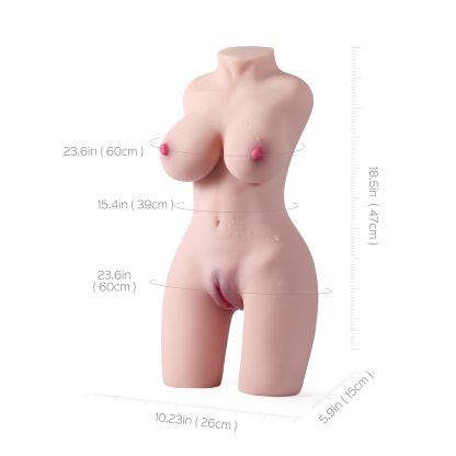 Honeyplaybox 1pc Realistic Female Sex Doll with Silicone Torso, Lexi Pocket Pussy - Adult Male Masturbator Toy for Men's Pleasure, Soft And Elastic, Male Adult Sex Toys Mold Doll - Image 6