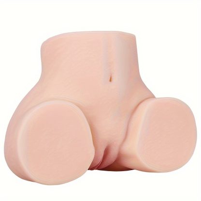 1 PC Realistic Male Masturbator Doll - Lifelike 3D Skin Texture, Soft Female Buttocks, 2 Holes for Vaginal and Anal Sex Pleasure, Real Person Sized, Adult Toy for Men - Image 3