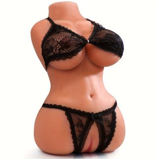 1pc 11.1LB Sex Doll Male Masturbator - Love Doll Lifelike Pocket Pussy Ass Adult Sex Dolls for Men Masturbation, 3D Realistic Textured Vagina with Anal Channel & Soft Big Boobs 14.5 * 6.6 * 7.8 in