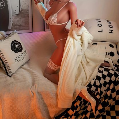 4.6 FTu002F140CM Realistic TPE Full Size Sex Doll Life Size Male Sex Doll For Men Female Body Sex Dolls Adult Love Doll Women's TorsoTPE Silicone Sex Toy For Man Sex Toys With Standing Legs Pleasure, Light Tan - Image 4
